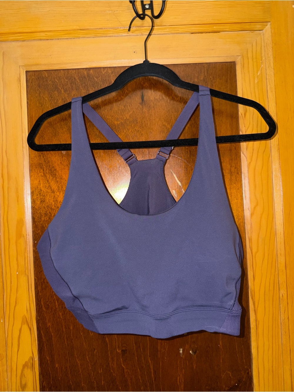 all in motion Purple Racerback Sports Bra